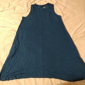Time and Tru Dark Teal Mini Dress 36"